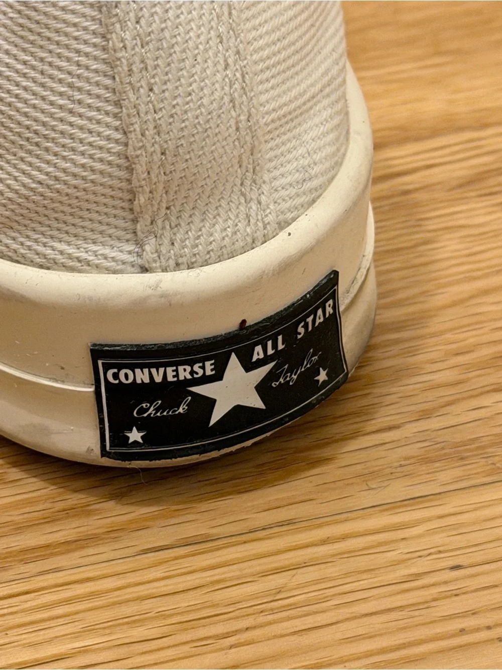 Converse x Rick Owens DRKSHDW DRKSTAR off-white high-top sneakers - Picture 5 of 8